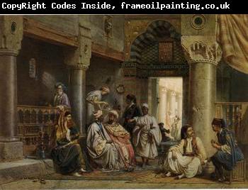 unknow artist Arab or Arabic people and life. Orientalism oil paintings  425